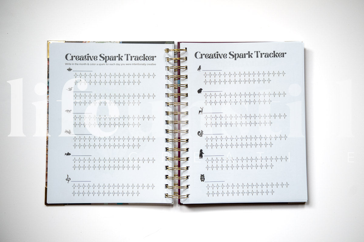 Blue Cover - Creative Sparks Planner/Tracker