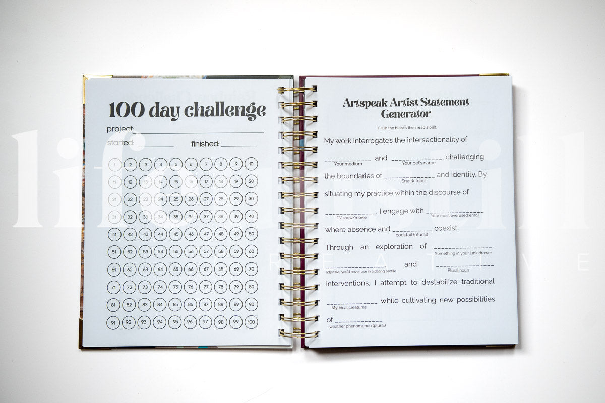 Blue Cover - Creative Sparks Planner/Tracker
