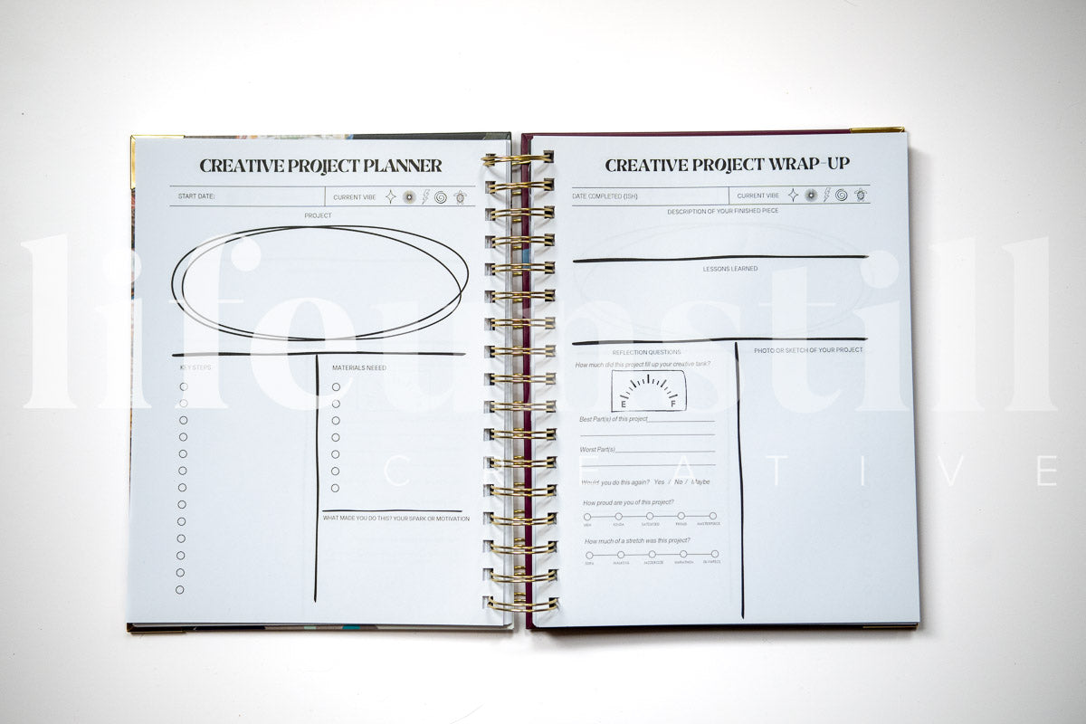Blue Cover - Creative Sparks Planner/Tracker