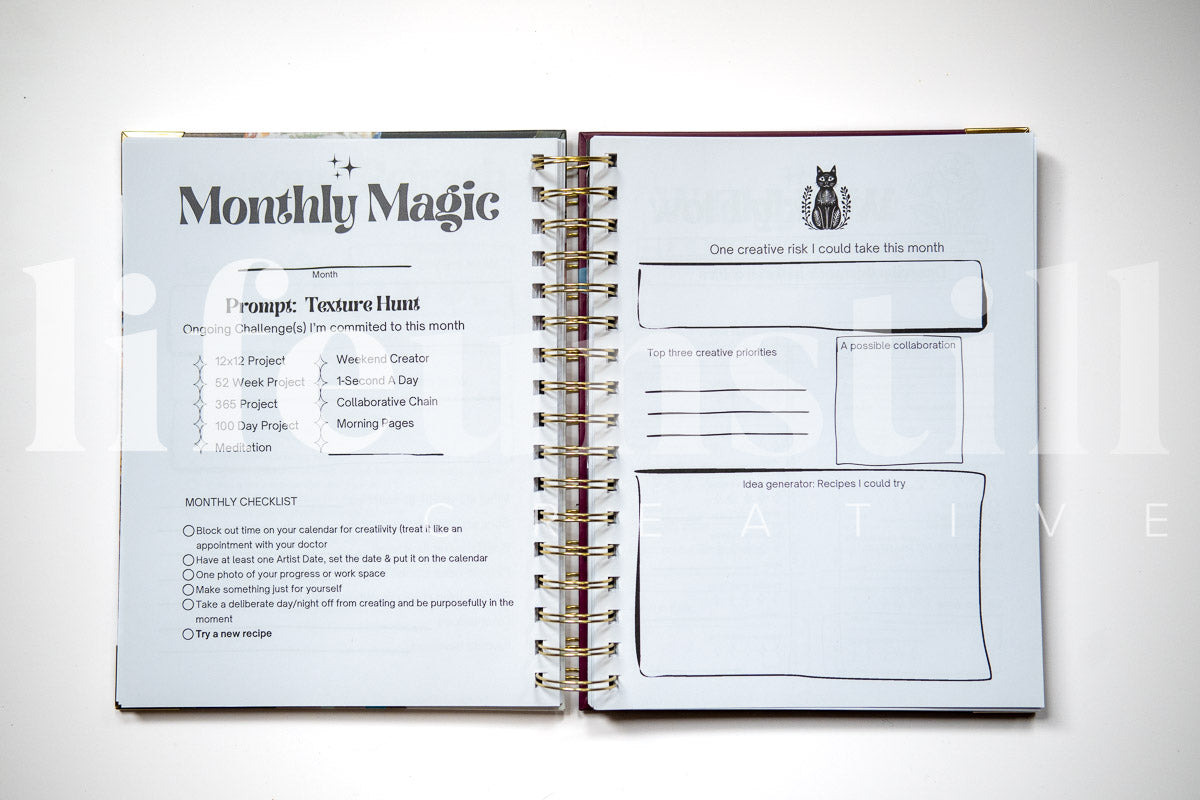 Blue Cover - Creative Sparks Planner/Tracker
